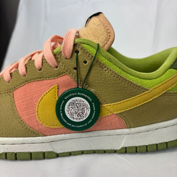 Nike Dunk Low Sun Club‎ Arctic Orange Sanded Gold Style DM0583-800 Men Size 10 - Picture 9 of 10